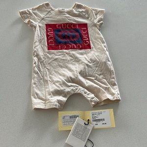 Authentic Gucci Onesie, Size 9/12 months